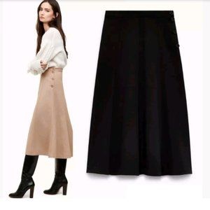NWOT ARITZIA Black Wilfred Elise Skirt Size 6